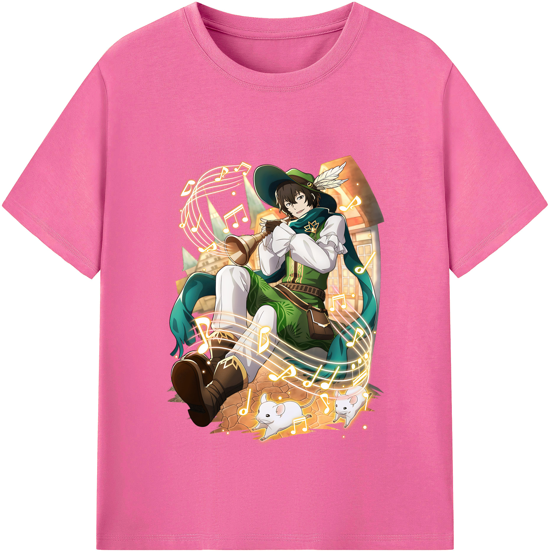 （画像用） 文豪ストレイドッグス Bungo Stray Dogs レディースカジュアルプリントTシャツ（綿100％）